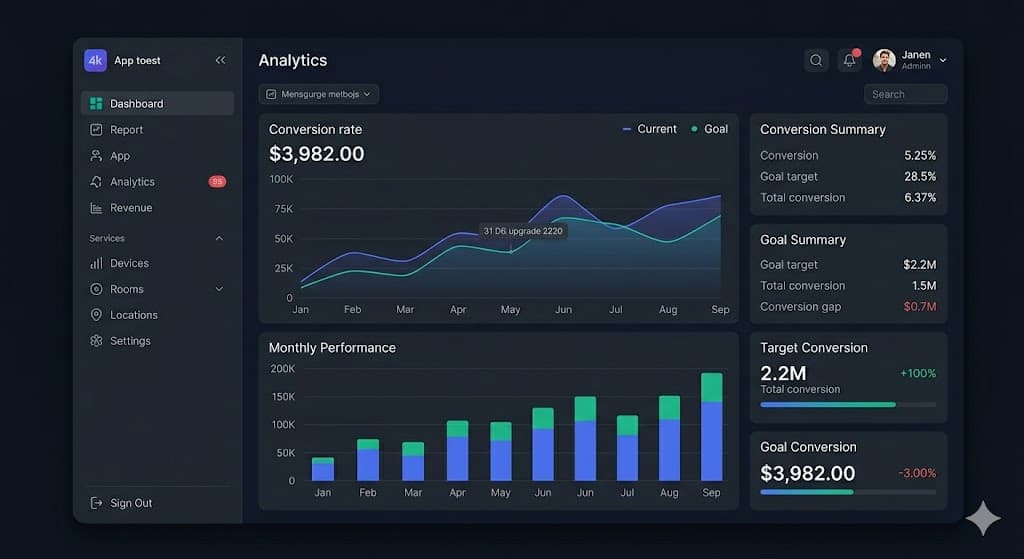 Dashboard Analytics Preview